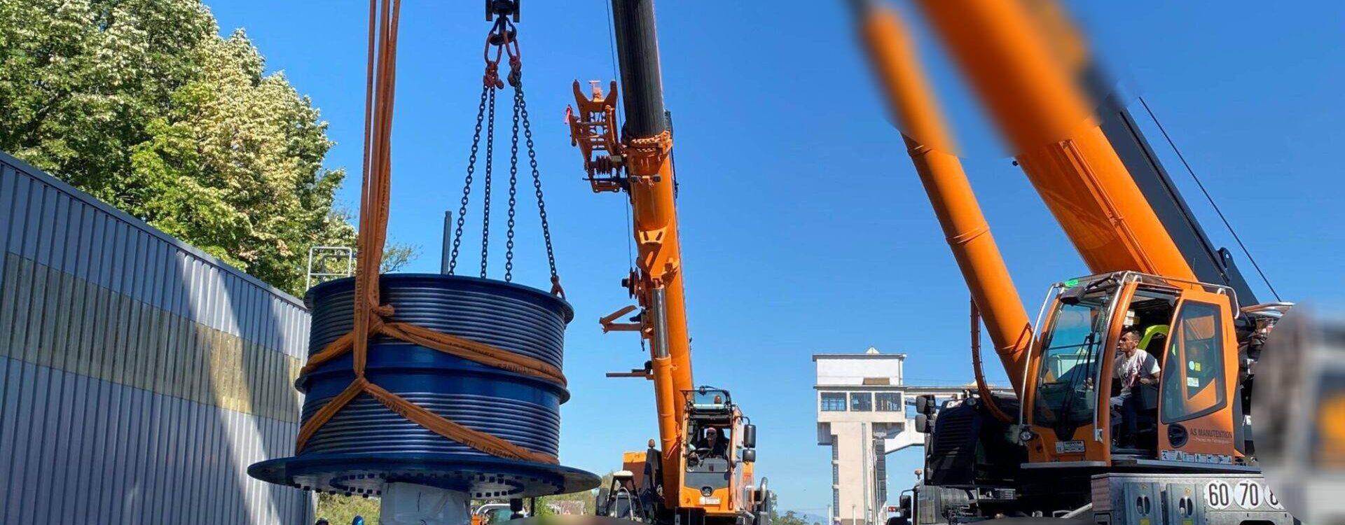 Montage et transfert d&#8217;équipements industriels autour de Strasbourg et Colmar Illzach